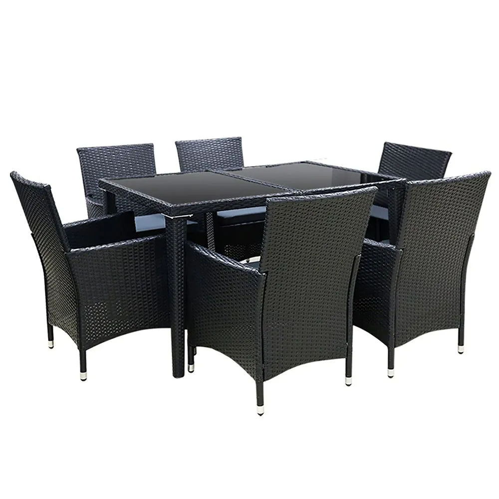 Gardeon Outdoor Furniture Seven Piece Dining Set